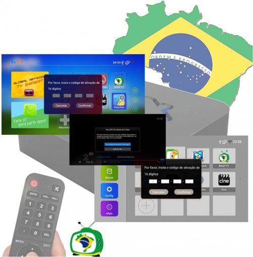 IPTV Renew Code Brazil TV Box Renewal Activation Code for A2 A3 HTV 3 5 IPTV 5 6 Subscription 16-Digit Renew Code for one year
