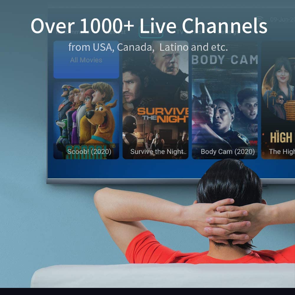 SUPERBOX S1 PRO 2020 Newest Version USA 1000+ CA Latino Channels Support VOD Movies TV Series